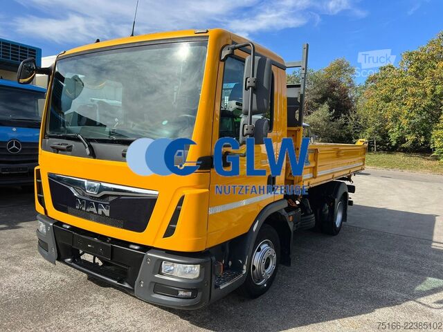 Transporter mit Kipper MAN 8.180 K Kipper MEILLER 3-Seiten 4 m*3-Sitzer*AHK