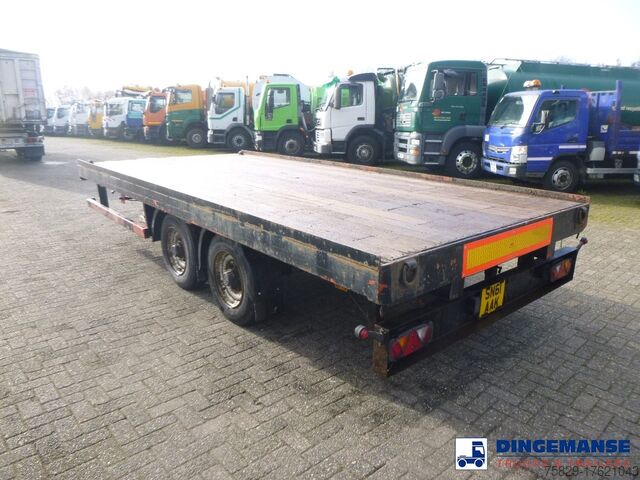 Plattformanhänger Adcliffe 2-axle drawbar platform trailer 7 t