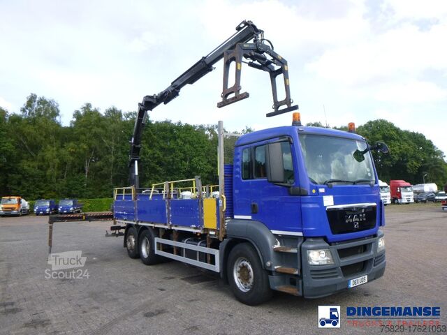 Camión grúa MAN TGS 26.360 6x2 RHD + HMF 1420 K2