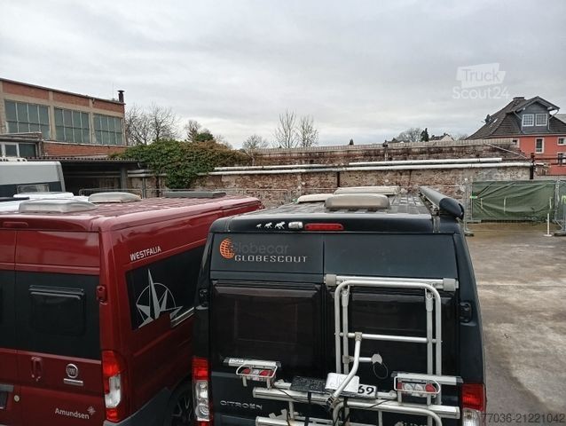 Camper van GLOBECAR Pössl,1.Hd,4/2013,2,5toKuppl,3 Bett