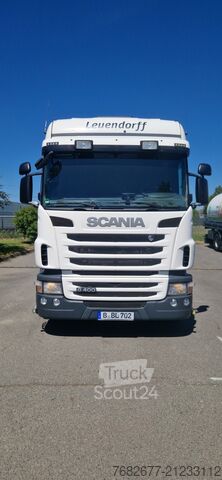стандартный седельный тягач SCANIA SILO mit Anhänger für Holzpellets