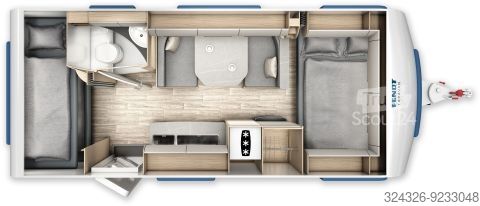 Wohnwagen Fendt Bianco Selection 515 SKM Auflastung 2.000kg