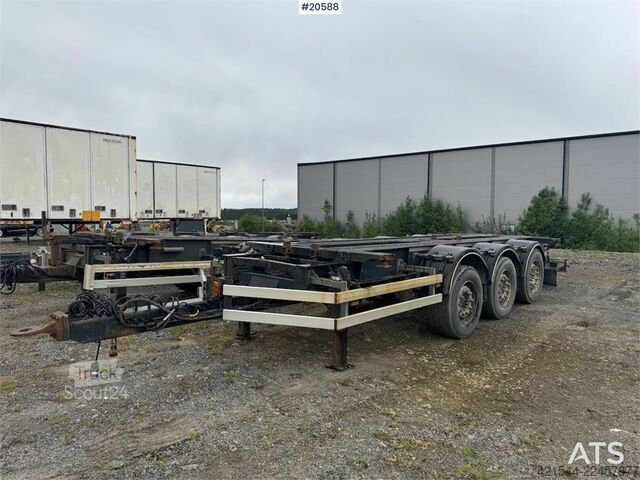 F.A.G konteinerinė priekaba  F.A.G Containerkjerre