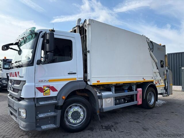 مركبة جمع النفايات Mercedes-Benz AXOR 1829 +FAUN VUILNIS WAGEN 14,5 m3 + PERFECT...