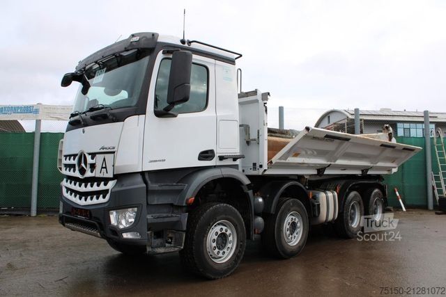 Trójstronna wywrotka MERCEDES-BENZ 3545 8x4 BB RETARDER BORDMATIK AHK Nr.: 380