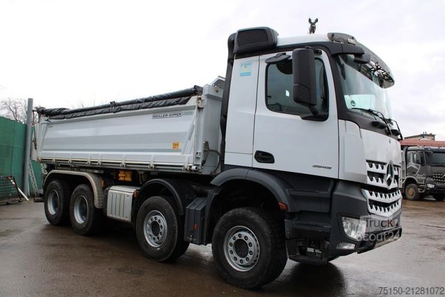 Trójstronna wywrotka MERCEDES-BENZ 3545 8x4 BB RETARDER BORDMATIK AHK Nr.: 380