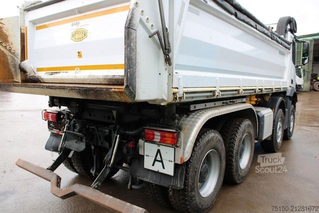 Trójstronna wywrotka MERCEDES-BENZ 3545 8x4 BB RETARDER BORDMATIK AHK Nr.: 380