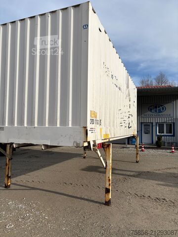 Växlflak med boxstruktur Krone BDF Wechselkoffer Stahl Türen 2015