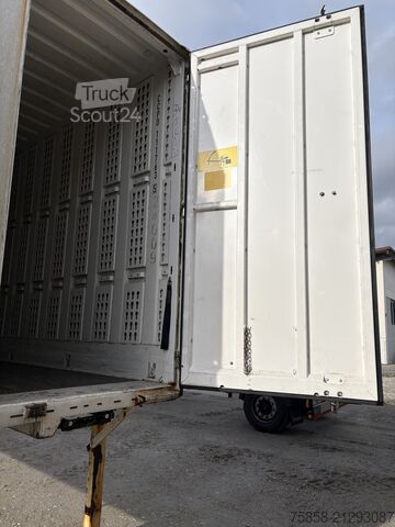 Växlflak med boxstruktur Krone BDF Wechselkoffer Stahl Türen 2015