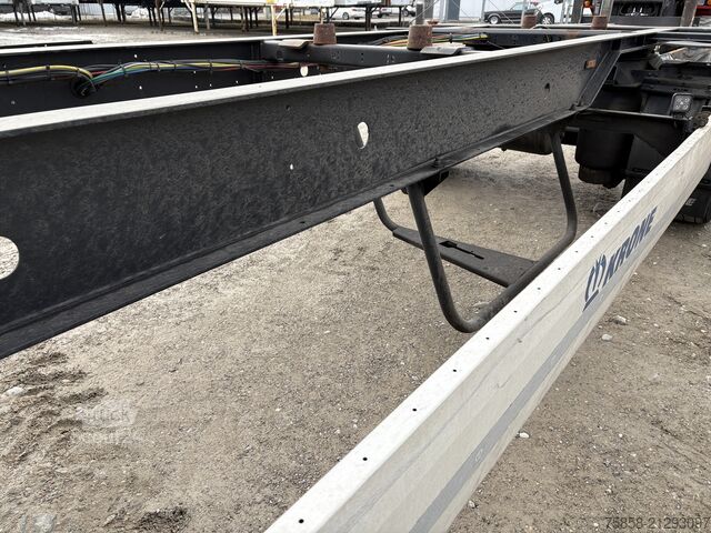 Remolque con chasis intercambiable Krone Lafette Breitreifen 445 + langer Hub