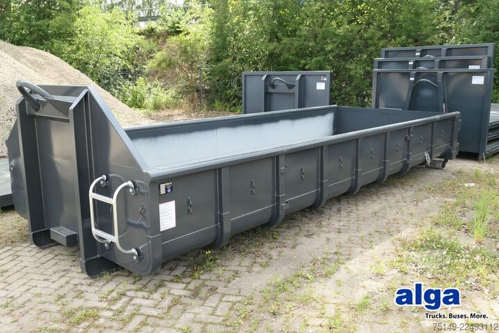 Camião porta-contentores de gancho  alga AB, 12m³, Türen, Stahl, Mehrfach auf Lager