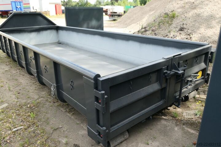 Camião porta-contentores de gancho  alga AB, 12m³, Türen, Stahl, Mehrfach auf Lager