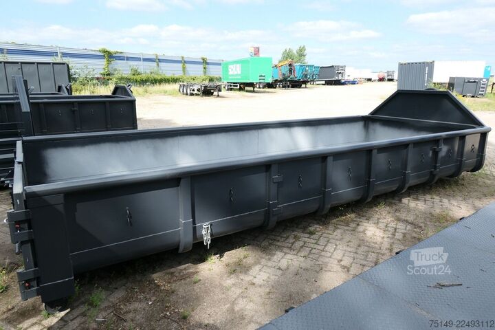 Camião porta-contentores de gancho  alga AB, 12m³, Türen, Stahl, Mehrfach auf Lager