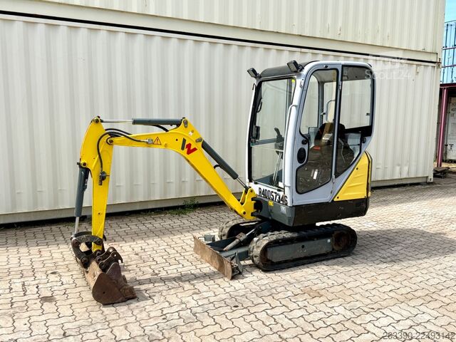 Minibagger WACKER Neuson ET16 / 2019 BJ / 996 H / 3x Löffel