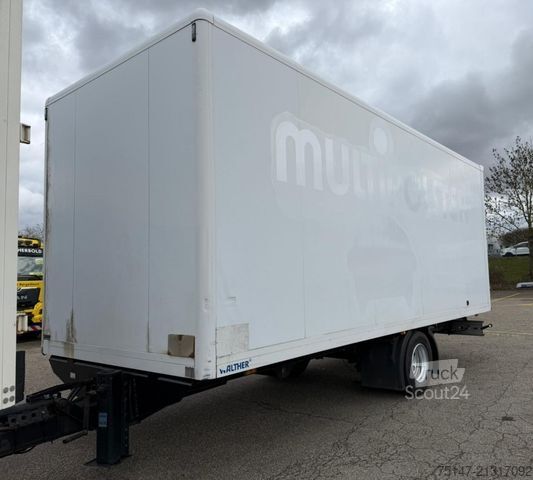 Rimorchio a cassetta  Walther 1-Achs Anhänger Alu-Möbelkoffer