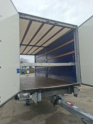 Remorcă deschisă cu prelată SPIER Tandem Anhänger Türen vorne-Durchladeverzinkt