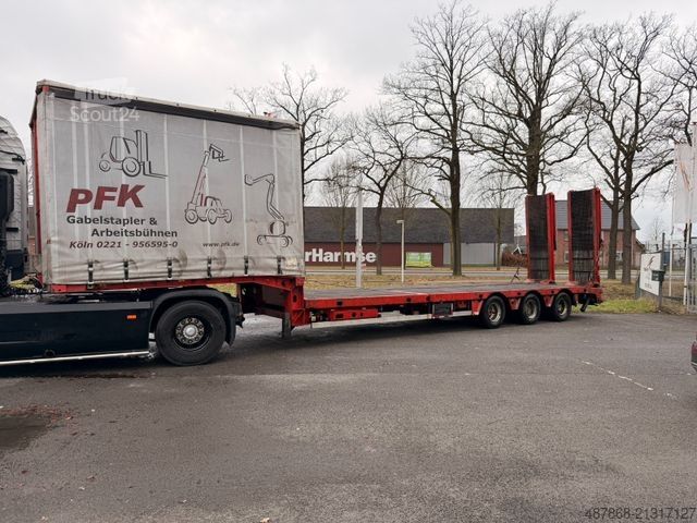 Zema profila puspiekabe FAYMONVILLE Semi Gabelstapler transporter