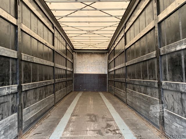 Semiremorcă deschisă cu prelată KÖGEL SN 24 Mega_ Hubdach_ Liftachse_ SAF