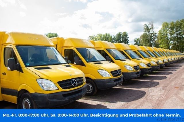 Furgons ar kasti mercedes-benz SPRINTER 310 CDI MAXI EURO-5 KOFFER REGALE KAMERA DURCHGANG