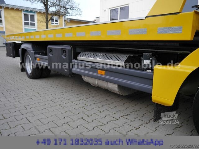 Dodávka na prepravu áut MERCEDES-BENZ Atego 818 Autotransporter/Schiebeplatea / Klima