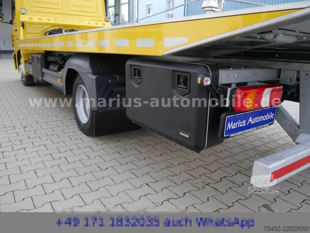 Dodávka na prepravu áut MERCEDES-BENZ Atego 818 Autotransporter/Schiebeplatea / Klima