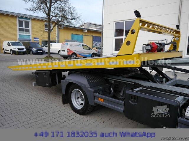 Dodávka na prepravu áut MERCEDES-BENZ Atego 818 Autotransporter/Schiebeplatea / Klima