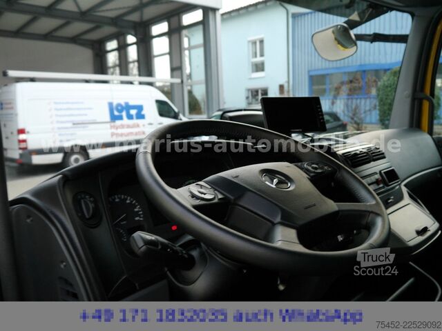 Dodávka na prepravu áut MERCEDES-BENZ Atego 818 Autotransporter/Schiebeplatea / Klima