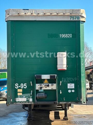 Auflieger mit Pritsche & Plane SCHMITZ CARGOBULL S01 Megatrailer Pritsche+Plane Edscha Verdeck
