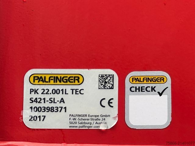 Autokran MAN 26.460 TGS 6x2 Palfinger PK 22.001L TEC BSL Funk