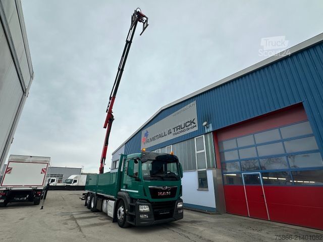 LKW mit Pritsche (offen) MAN 26.460 TGS 6x2 Palfinger PK 22.001L TEC BSL Funk