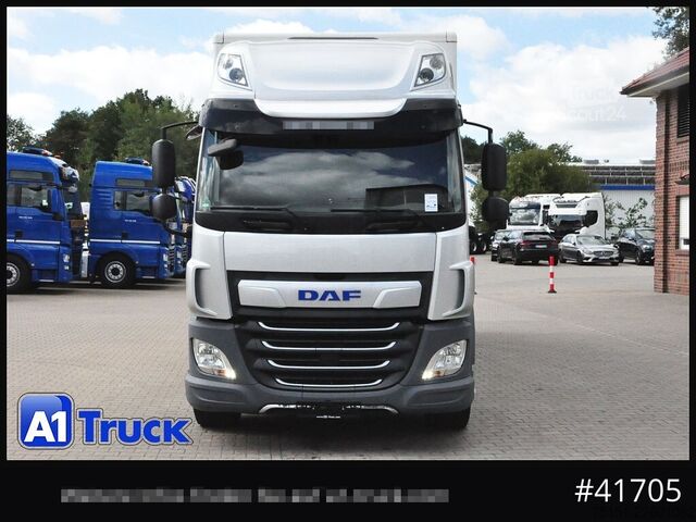 Dobozos teherautó DAF CF 450 LL LBW, Lift-Lenkachse, L 7,4m. H 2,6m