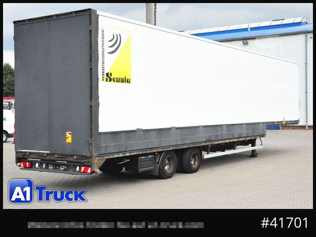 Dobozos félpótkocsi SPIER Jumbo, Koffer,  235/75 R17,5, TÜV 03-2027