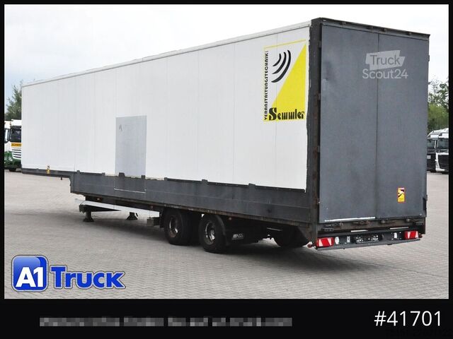 Dobozos félpótkocsi SPIER Jumbo, Koffer,  235/75 R17,5, TÜV 03-2027