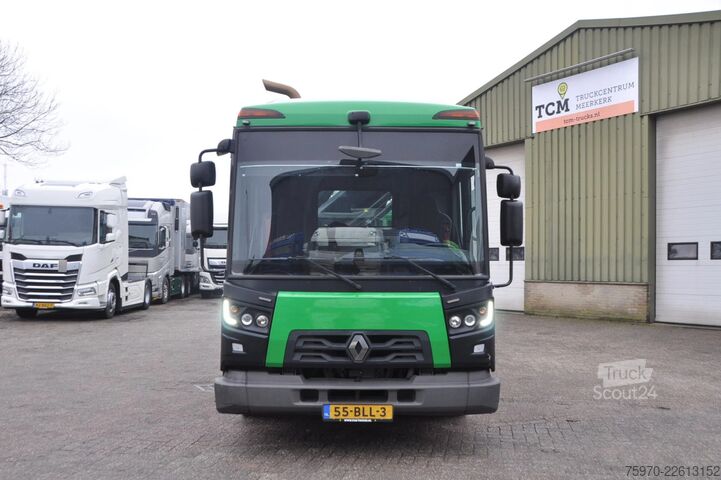 Autokrāna kravas automašīna Renault D 320 6X2 HIAB 111 + REMOTE / RETARDER 161.692km