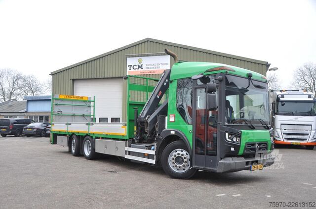 Vinç kamyonu Renault D 320 6X2 HIAB 111 + REMOTE / RETARDER 161.692km