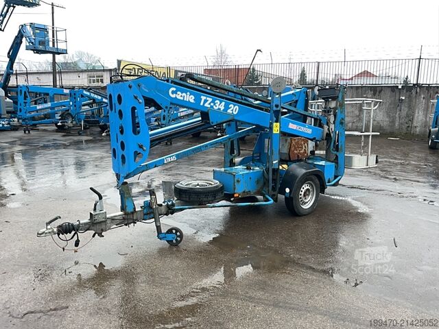 Pótkocsira szerelhető gémesemelő Genie TZ34 (12m)