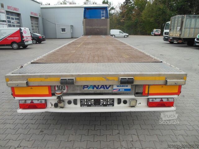 Naczepa z podestem roboczym PANAV NP035M, ORIGINAL PLATTFORM, 2 X LIFTACHSE