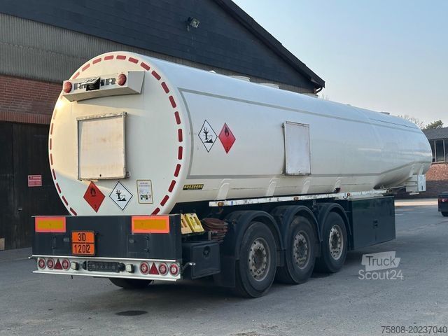 Semirimorchio cisterna ROHR TAL-A-ZE 43,6 Diesel/Heizöl/Benzin Pumpe