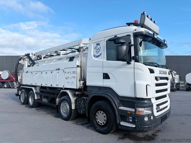 Vakuuma autocisterna SCANIA R470 8x2*6 Hvidtved Larsen RECycler 414
