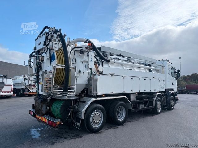 Vakuuma autocisterna SCANIA R470 8x2*6 Hvidtved Larsen RECycler 414