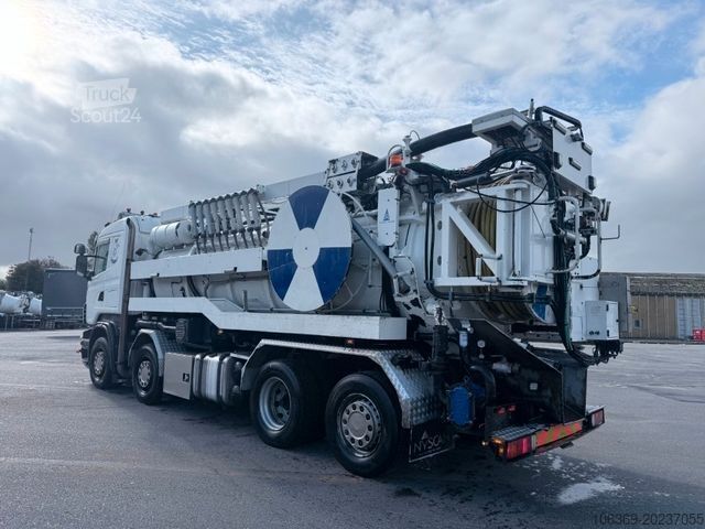 Vakuuma autocisterna SCANIA R470 8x2*6 Hvidtved Larsen RECycler 414