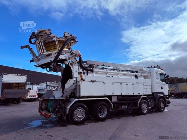 Vakuuma autocisterna SCANIA R470 8x2*6 Hvidtved Larsen RECycler 414