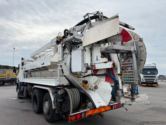 Vakuuminė cisterna sunkvežimis SCANIA P380 LB 6x24 Hvidtved Larsen FlexLine 310