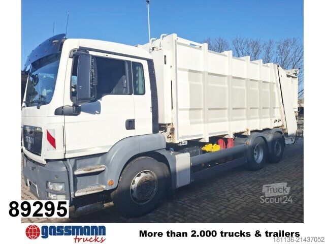 Çöp kamyonu MAN TGS 28.360 6x2-4 BL, Lenkachse, Pritarder, Zöller