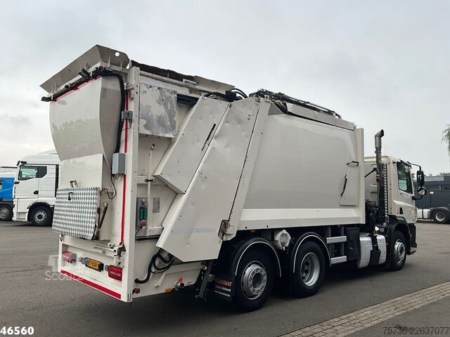 Автомобил за събиране на отпадъци DAF FAN CF 290 Euro 6 Hiab 21 Tonmeter laadkraan