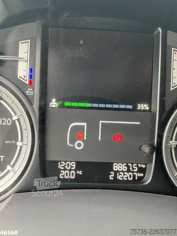 Vozidlo pro svoz odpadu DAF FAN CF 290 Euro 6 Hiab 21 Tonmeter laadkraan