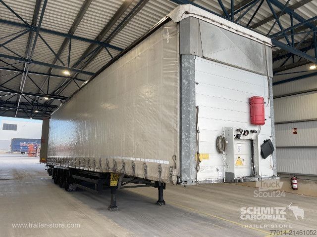 Auflieger mit Pritsche & Plane Schmitz Cargobull Curtainsider Mega