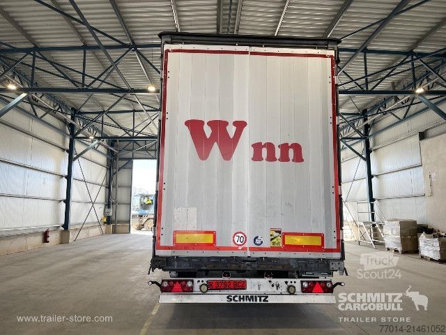 Auflieger mit Pritsche & Plane Schmitz Cargobull Curtainsider Mega