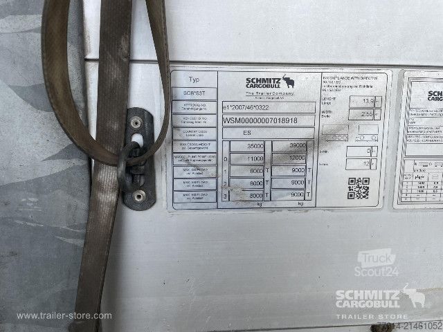 Auflieger mit Pritsche & Plane Schmitz Cargobull Curtainsider Mega