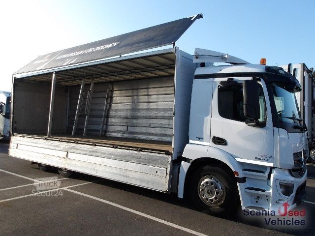 Camión de bebidas Mercedes-Benz Antos 2540 - Schwenkwandkoffer - AHK -